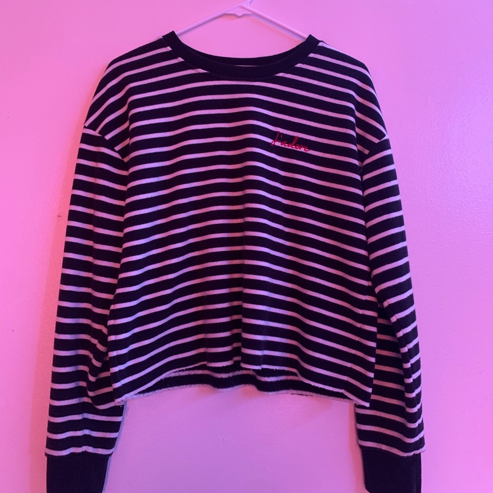 Cropped sweatshirt